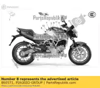 860571, Piaggio Group, adesivo de controle de emissão aprilia mana na zd4rc000, zd4rca00, zd4rc001, zd4rcc00 zd4rcb00, zd4rcc01, zd4rce00 850 2007 2008 2009 2010 2011 2016, Novo