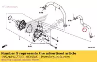 19526MGZJ00, Honda, tuyau, dérivation d'eau honda cb  f xa fa cbr ra x r cb500f cb500fa cbr500r cbr500ra cb500xa cmx500a 500 , Nouveau