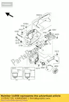 110501728, Kawasaki, staffa, lampada frontale kl250-h1 kawasaki d 125 1999, Nuovo