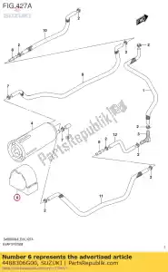 Suzuki 4488306G00 cuscino, contenitore - Il fondo