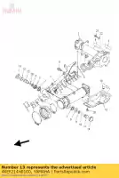 4XEF214H0100, Yamaha, arbre, pivot 2 yamaha yfm 250 2001 2002 2003 2004 2005 2006 2007 2008, Nouveau