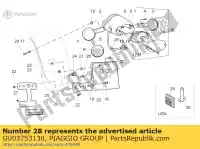 GU03753130, Piaggio Group, cablaggio del fanale posteriore. moto-guzzi california california ev ev touring pi california special california special sport california special sport al pi 1100 1999 2001 2002, Nuovo