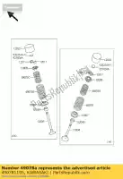 490781195, Kawasaki, válvula de mola, entrada, i zx1200-a kawasaki zx 1200 2000 2001 2002 2003 2004 2005 2006, Novo