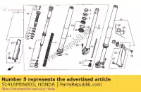 51410MEN003, Honda, tubo, externo honda cr crf 250 450 2004 2005 2006 2007, Novo