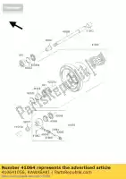 410641056, Kawasaki, ontvanger-snelheidsmeter vn1500-c1 kawasaki en vn 500 1500 1994 1995 1996 1997 1998 1999 2000 2001 2002, Nieuw