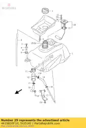Aqui você pode pedir o mangueira em Suzuki , com o número da peça 4419830F10:
