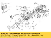 GU03747265, Piaggio Group, Câble de tableau de bord moto-guzzi california ev ev touring pi california special sport al pi california stone metal pi 1100 2002, Nouveau