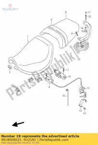 suzuki 0918008033 afstandhouder - Onderkant