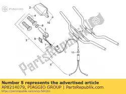 Aquí puede pedir cable del acelerador de Piaggio Group , con el número de pieza AP8214079: