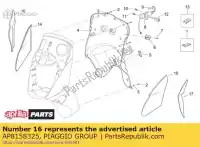 AP8158325, Piaggio Group, Paraurti rh aprilia  leonardo 125 150 250 2001 2002 2003 2004, Nuovo