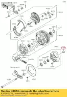 420361233, Kawasaki, sleeve,rr axle,l=22 kawasaki w  a c cafe style special edition final ej800 zz r600 zephyr 750 w650 w800 650 800 600 , New