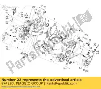 974290, Piaggio Group, rondella di spessore aprilia gilera  caponord dorsoduro gp mana na shiver srv zapm55103, zd4m55104, zapm55104 zd4kb000 zd4kbu00 zd4kh000 zd4kh001 zd4khu00 zd4khu01 zd4rab00, zd4rad00 zd4rag00 zd4rc000, zd4rca00, zd4rc001, zd4rcc00 zd4rcb00, zd4rcc01, zd4rce00 zd4sm000, zd4sma, Nuovo