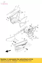 Here you can order the cover, side 1 from Yamaha, with part number 3S9Y2171101X: