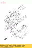 1B2F17100000, Yamaha, cubierta lateral conjunto 1 yamaha tt r sw lw re rlw rlwe 125, Nuevo