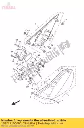 Aqui você pode pedir o montagem da tampa lateral 1 em Yamaha , com o número da peça 1B2F17100000: