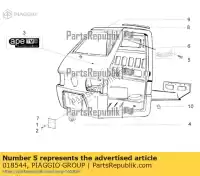 018544, Piaggio Group, vite ape aprilia gilera piaggio vespa atd100001101, zapt10000 atm200001001, zapt10000 metca4100 metca4101 metca4101, metca4102 metcd3 nrg nrg mc rp8m66701, rp8m68501, rp8m66920, rp8m66111, rp8m66823,  runner s storm typhoon vespa s zapt10000 zapt10000, atd1t, , Nuovo