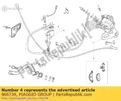 Qui puoi ordinare schroef da Piaggio Group , con numero parte 866739: