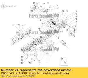 Piaggio Group B063343 lekki monta? - Dół