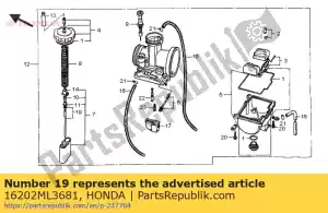 Honda 16202ML3681 set ago, getto (r1368ns) - Il fondo