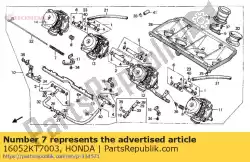 Aqui você pode pedir o mola, compressão em Honda , com o número da peça 16052KT7003: