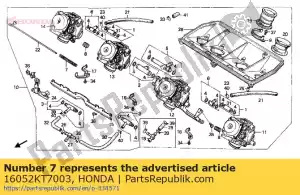 Honda 16052KT7003 mola, compressão - Lado inferior