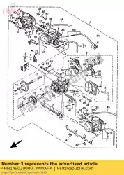 Here you can order the carburetor assy 2 from Yamaha, with part number 4HN149020000: