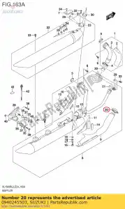 Suzuki 0940245503 zacisk - Dół