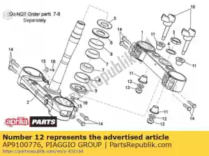 Piaggio Group AP9100776 washer 10.1x23x2.5 - Bottom side