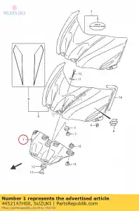 suzuki 4452147H00 wspornik, ta paliwo - Dół