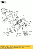 920261594, Kawasaki, entretoise zx900-e2 kawasaki zx 600 900 1000 2001 2002 2003 2004 2005 2006 2007 2008, Nouveau