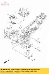 Aqui você pode pedir o suporte em Yamaha , com o número da peça 20S212490000: