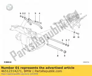 bmw 46512314271 subframe - Left side