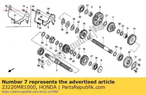 Honda 23220MR1000 albero, contatore - Il fondo