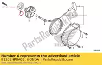 91202HP0A01, Honda, oil seal, 32x52x9 honda  trx 420 500 520 2010 2011 2012 2013 2017 2018 2019 2020, New