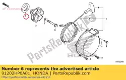 Ici, vous pouvez commander le joint d'huile, 32x52x9 auprès de Honda , avec le numéro de pièce 91202HP0A01: