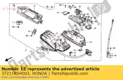 Here you can order the case, meter lower from Honda, with part number 37211KS4003: