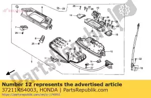 Honda 37211KS4003 case, meter lower - Bottom side