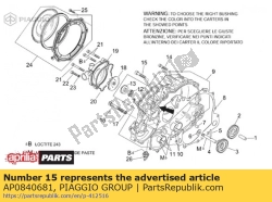 Aprilia AP0840681, Vis à six pans creux m8x40, OEM: Aprilia AP0840681