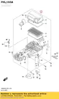 1370019K00, Suzuki, ensemble plus propre, air suzuki an400 an400a 400 , Nouveau