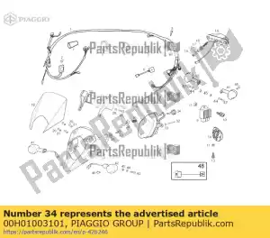 Piaggio Group 00H01003101 wkr?t - Dół