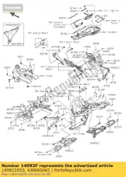 Here you can order the cover,cord from Kawasaki, with part number 140921055: