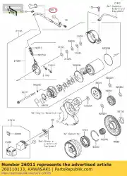 Aquí puede pedir cable de plomo klx450a8f de Kawasaki , con el número de pieza 260110133: