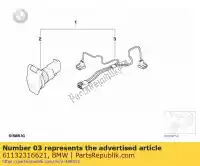 61132316621, BMW, cabo de tomada de plugue adicional bmw  1100 1200 1992 1993 1994 1995 1996 1997 1998 1999 2000 2001 2002 2003 2004 2005 2006 2007 2008 2009, Novo