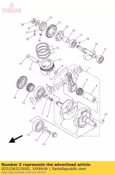 Tutaj możesz zamówić ? O? Ysko od Yamaha , z numerem części 933106323900: