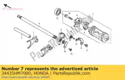 Here you can order the no description available at the moment from Honda, with part number 24435HM7000: