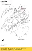 4551601H00, Suzuki, cojín, asiento ta suzuki  c gsx gsx r v-strom 600 650 750 1300 1800 2006 2007 2008 2009 2010 2011 2012 2014 2015 2016 2017 2018 2019, Nuevo