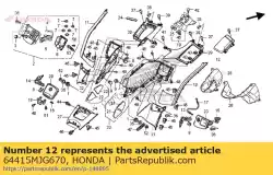 Here you can order the cover,leveling sw from Honda, with part number 64415MJG670: