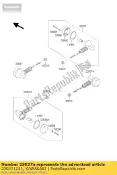 Aqui você pode pedir o lamp-assy-signal, rr kmx125-a1 em Kawasaki , com o número da peça 230371231: