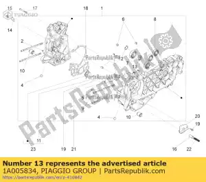 Piaggio Group 1A005834 gasket ring 22x35x7 - Bottom side