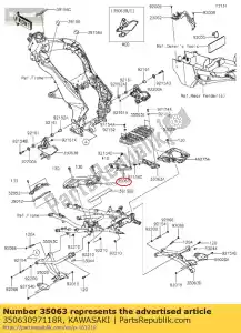 kawasaki 35063097118R soggiorno, corriere, sx, f.s.blac klz10 - Il fondo